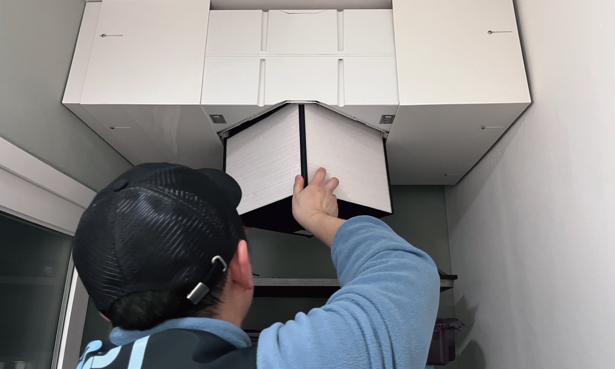 가정용 전열교환기 소자 및 필터교체